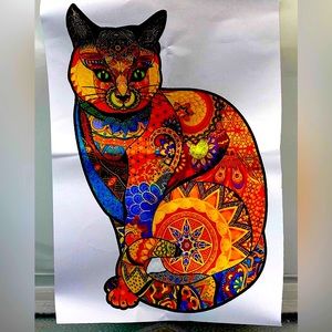 Beautiful “Cat” Wooden Puzzle